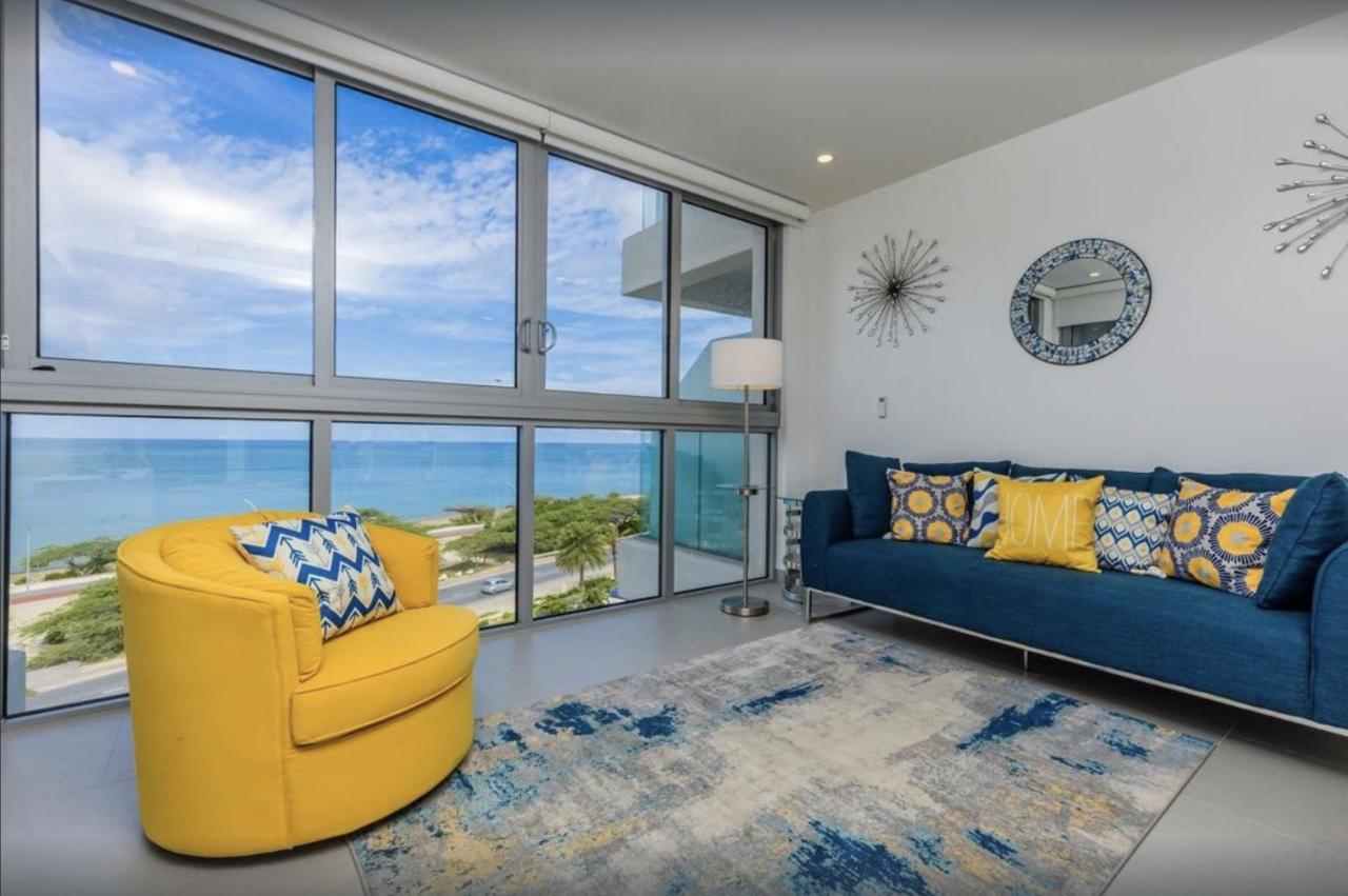 Breath Taking Beach Front Views Condo Eagle Beach Palm Beach Esterno foto